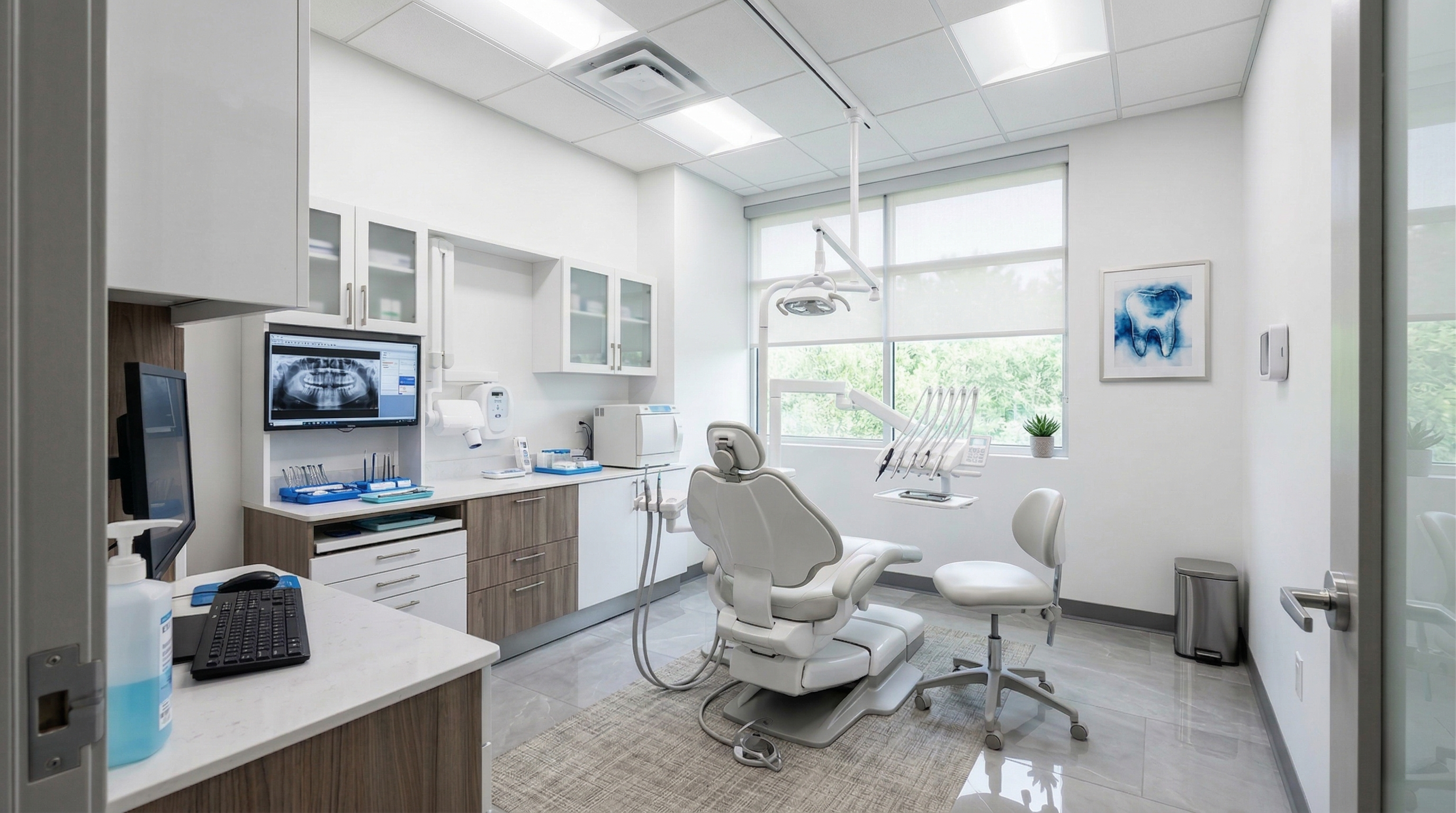 Modern dental treatment room